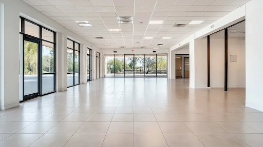 Custom commercial glass office fit-out interior