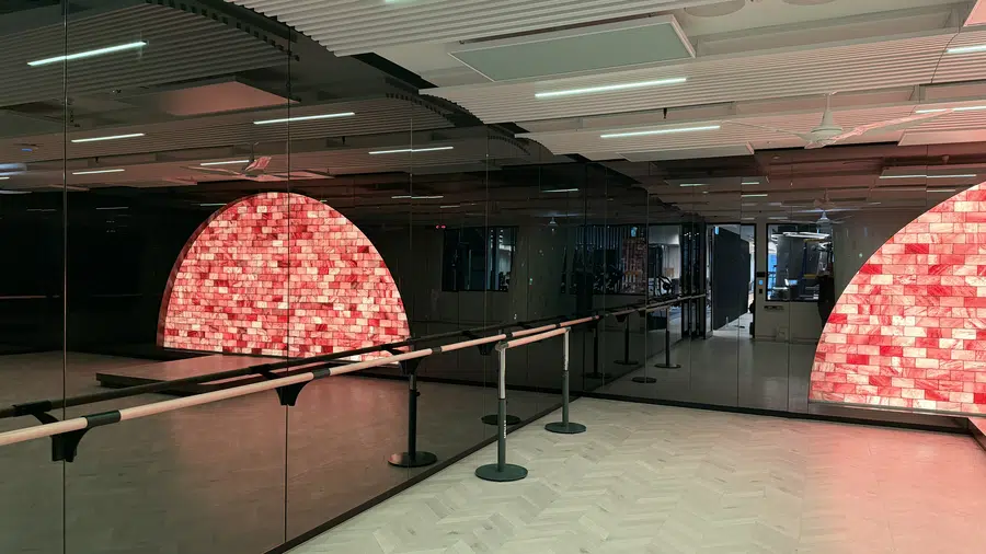 Commercial glass office fit-out installation